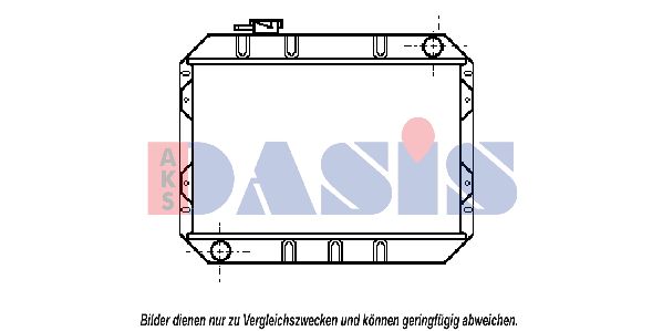 AKS DASIS Радиатор, охлаждение двигателя 090220N